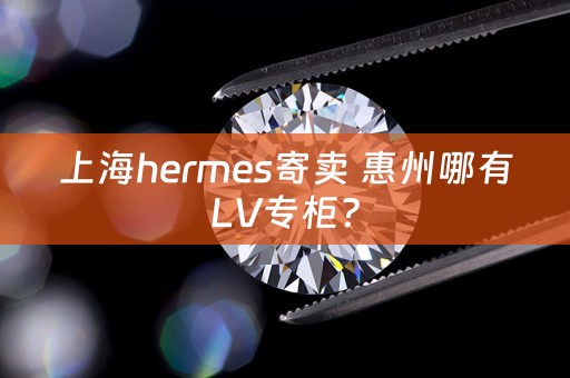 上海hermes寄卖 惠州哪有LV专柜？