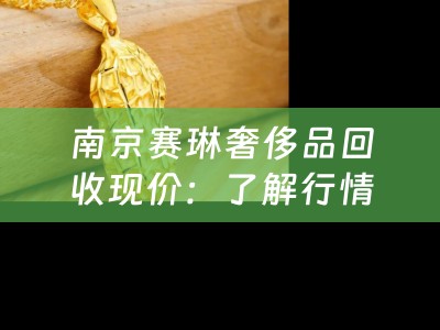 南京赛琳奢侈品回收现价：了解行情，轻松变现