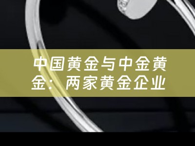  中国黄金与中金黄金：两家黄金企业的比较与四川当铺的简短介绍