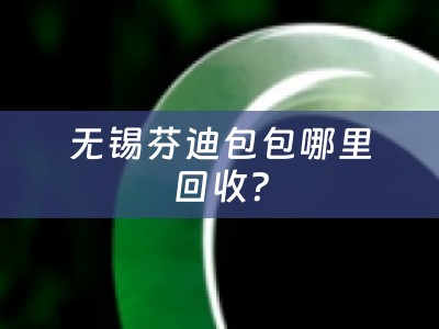 无锡芬迪包包哪里回收？