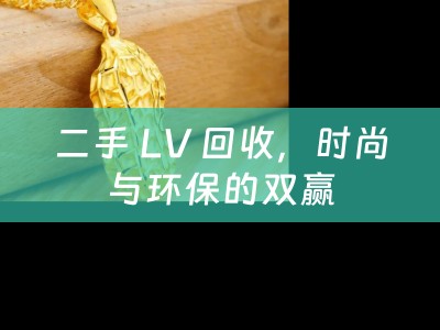 二手 LV 回收，时尚与环保的双赢