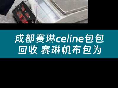 成都赛琳celine包包回收 赛琳帆布包为啥那么贵？