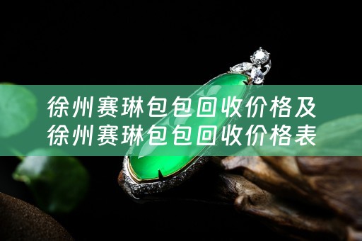 徐州赛琳包包回收价格及徐州赛琳包包回收价格表